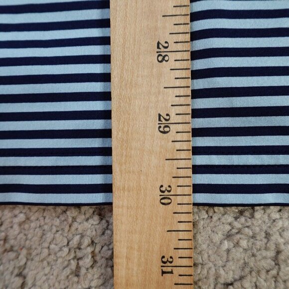 RLX Ralph Lauren Polo Shirt Large Blue Striped U.S. Open 2020 Winged Foot - Picture 6 of 7